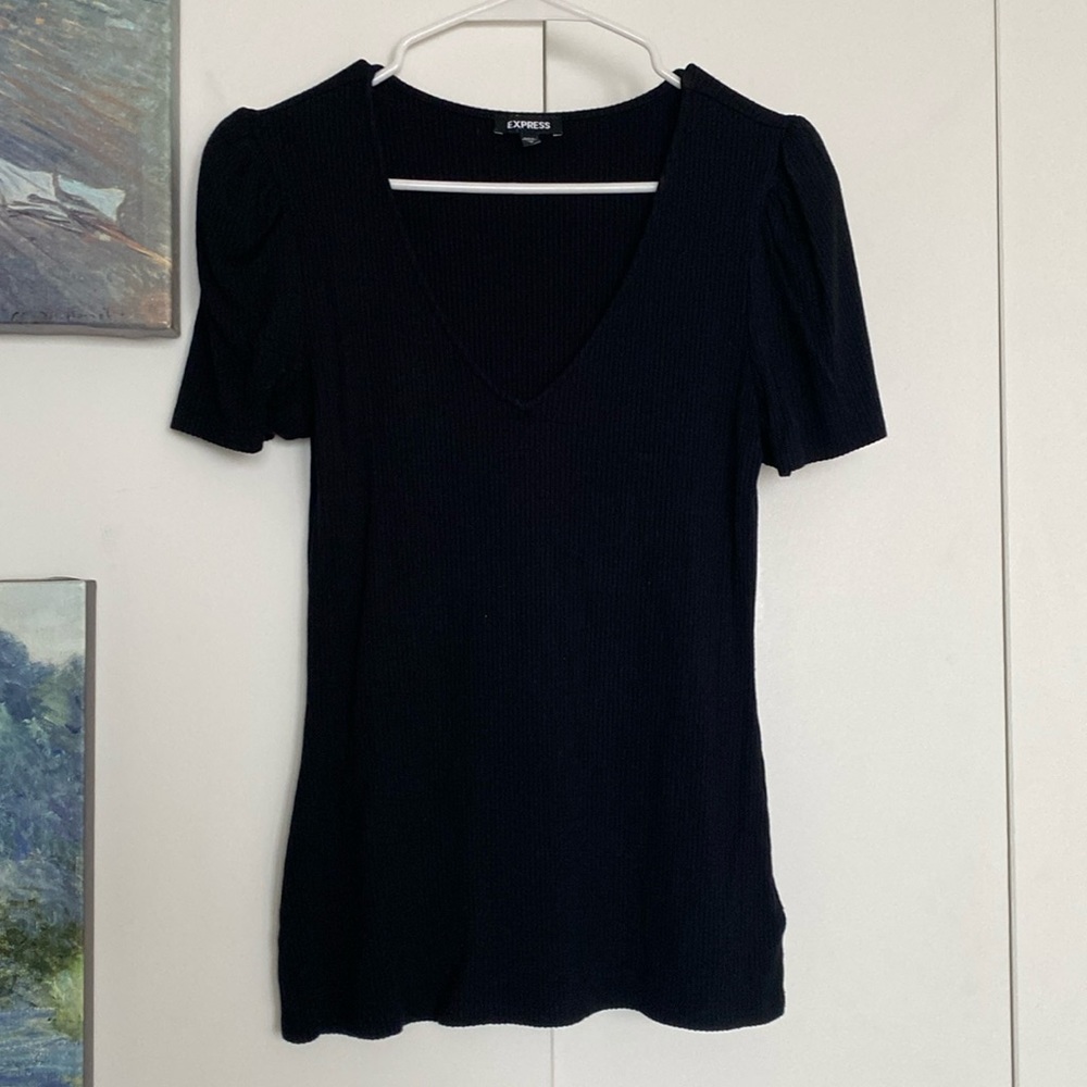 Express V Neck Top